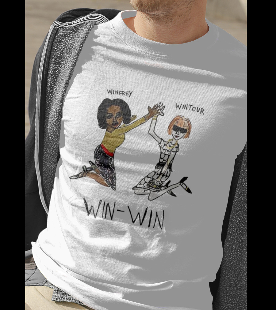Winfrey Wintour High Five Fashion Icons T-Shirt