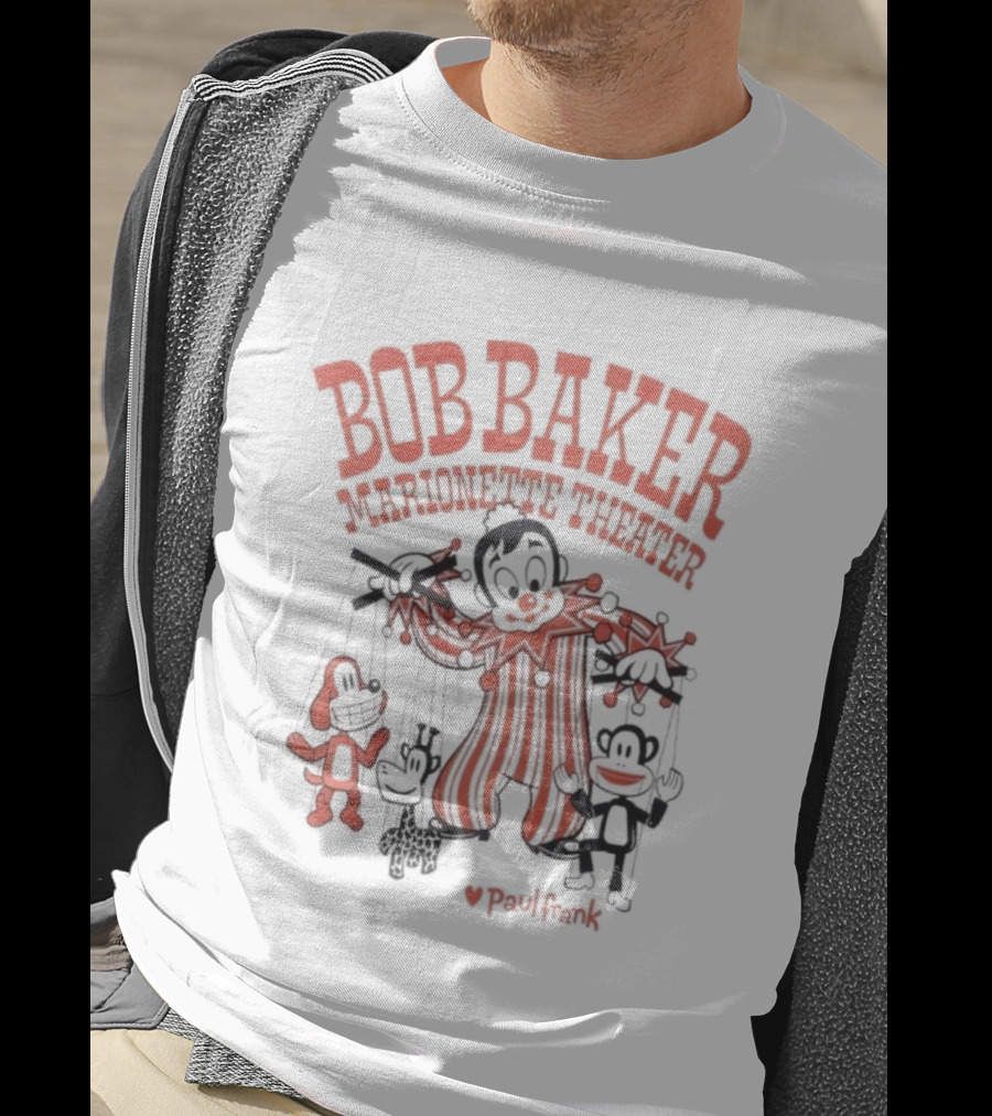 Bob Baker Marionette Theater Collaboration With Paul Frank Puppetry Characters T-Shirt