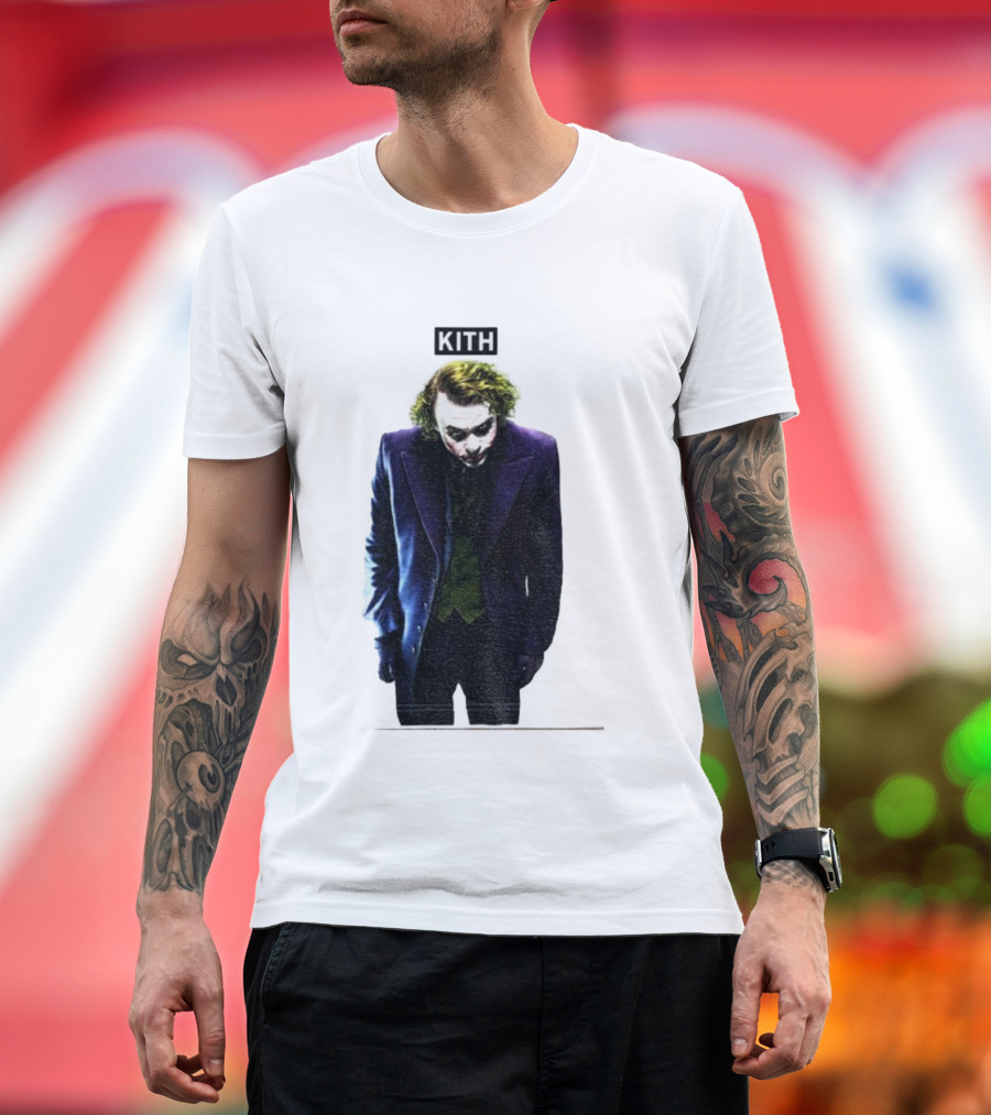 Dodgers Batman Kith Joker Collaboration T-Shirt
