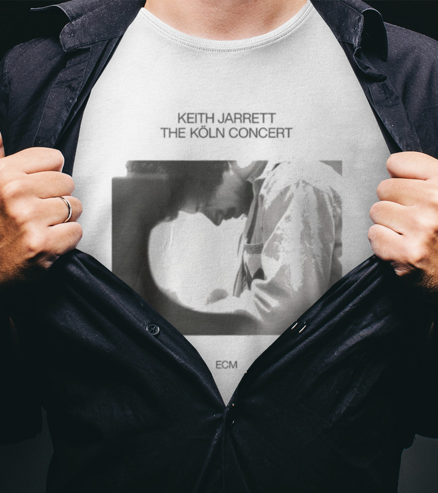 Keith Jarrett The Köln Concert 50th Anniversary Pianist Tribute 1975 Iconic Jazz Performance T-Shirt