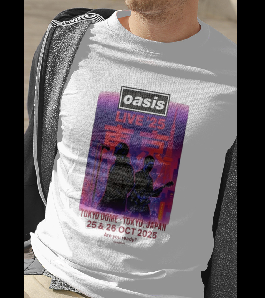 Oasis Live 2025 Tokyo Concert At Tokyo Dome October 25-26 Japan T-Shirt