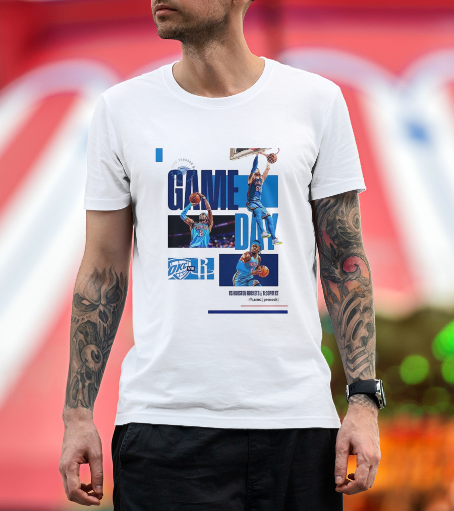 Oklahoma City Thunder Game Day NBA 2025 T-Shirt