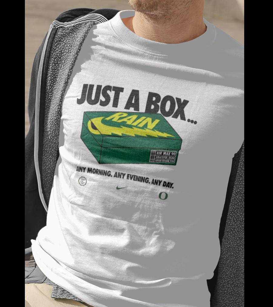 Just A Box Air Max 90 Grateful Dead Rain Box Of Rain T-Shirt