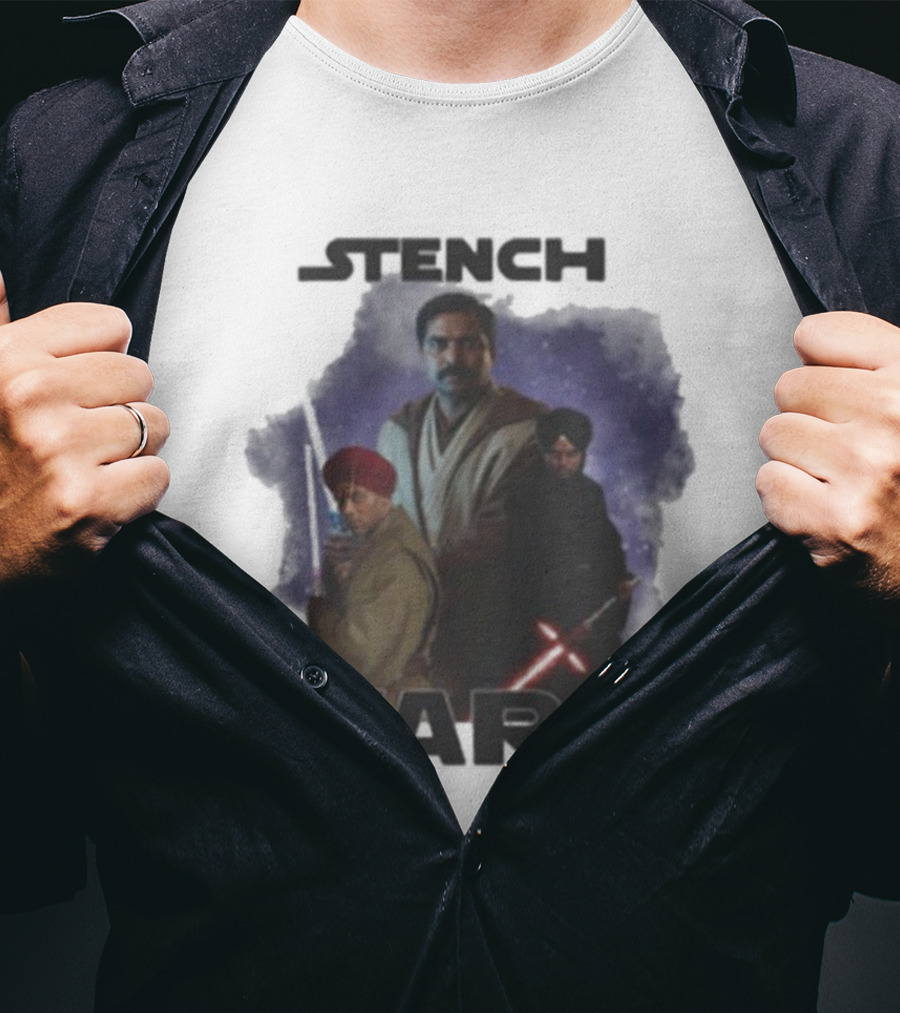 Stench Wars Star Wars Jedi And Sith Lightsaber Battle T-Shirt