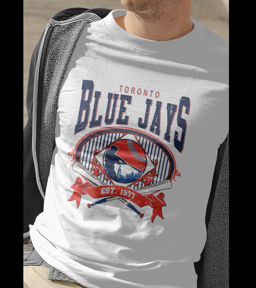 Toronto Blue Jays Vintage 90s Baseball Est 1977 Retro Toronto Blue Jays T-Shirt