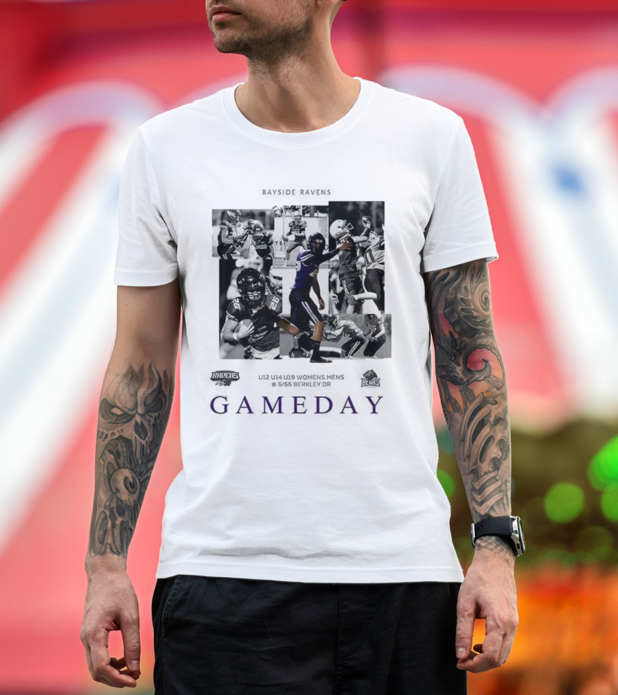 Baltimore Ravens Vs Chicago Bears NFL Rivalry 2025 Gameday T-Shirt