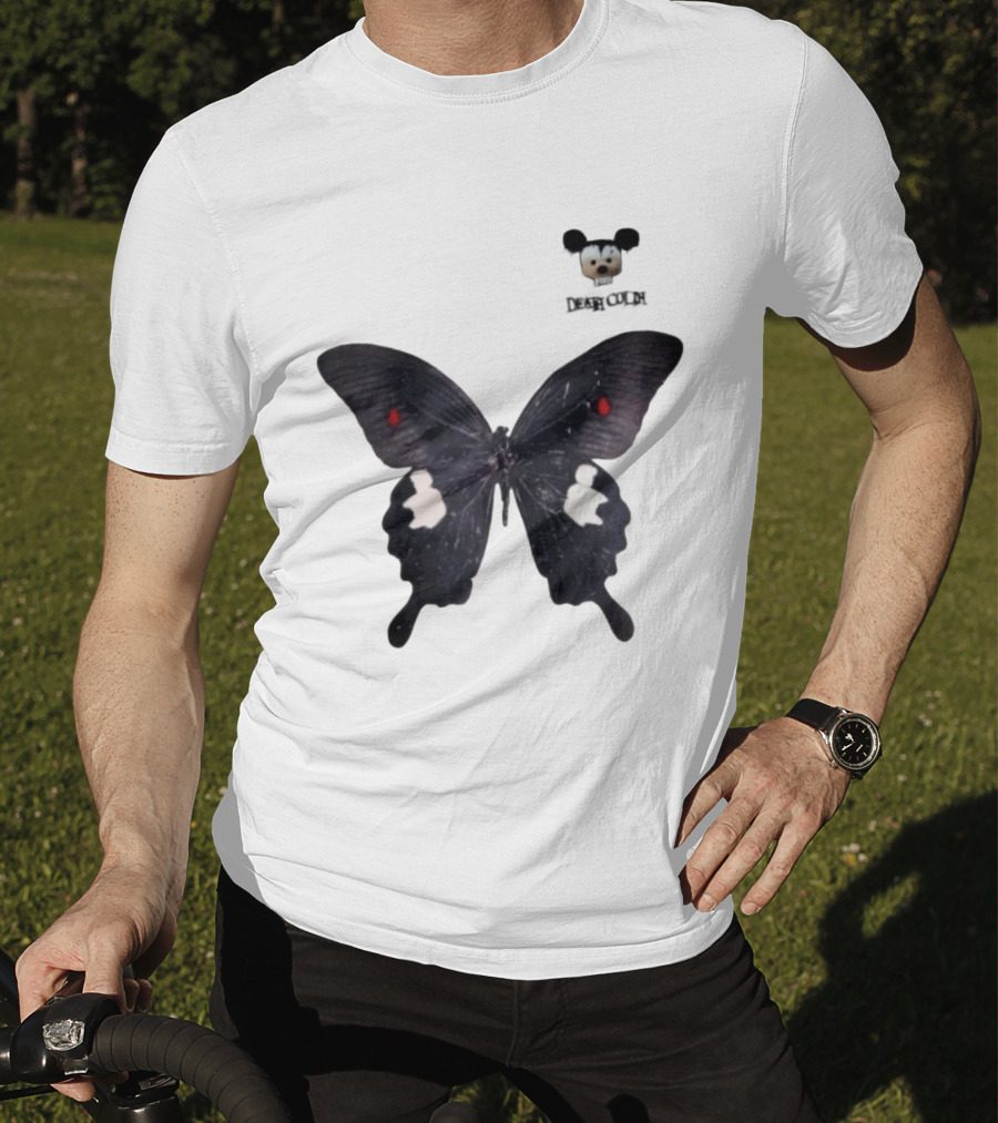 Cold Dead Butterfly Mouse Skull T-Shirt
