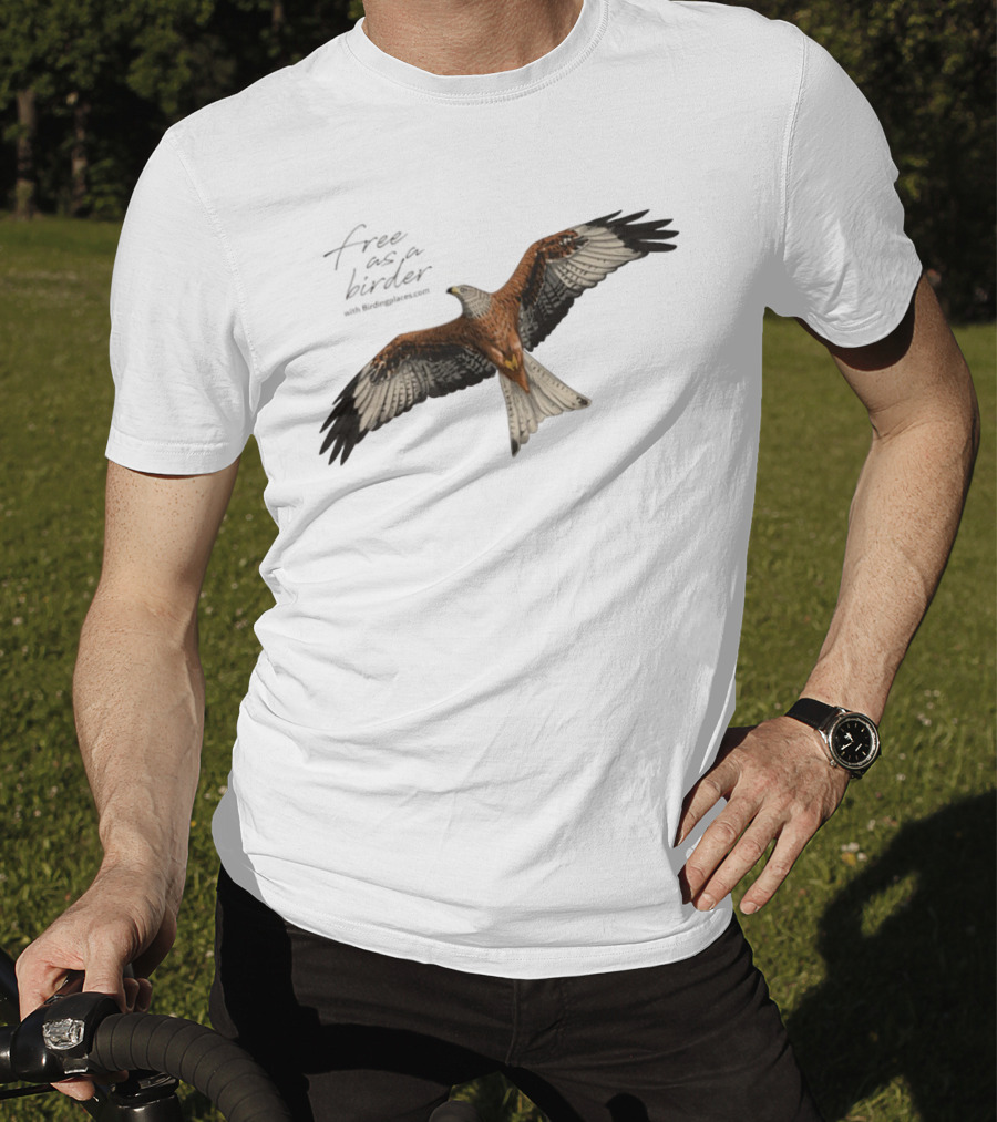 Eagle Free As A Birder Majestic Flight T-Shirt