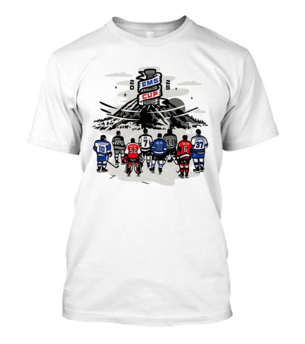 EMS Cup 2025 Hockey Players F Troop Quincy JFK Kingston WC Fo WC Po Foxy EMS T-Shirt