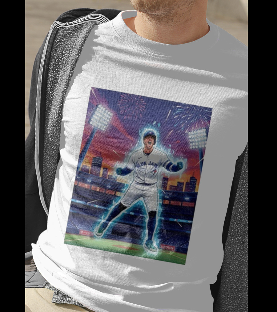 George Springer Blue Jays Fireworks Stadium Celebration Springer Dinger T-Shirt