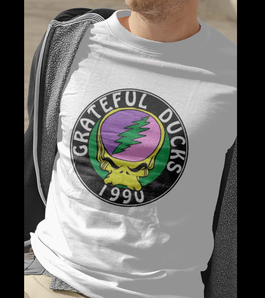 Grateful Ducks 1990 Football Game Day Grateful Dead X Oregon Ducks T-Shirt