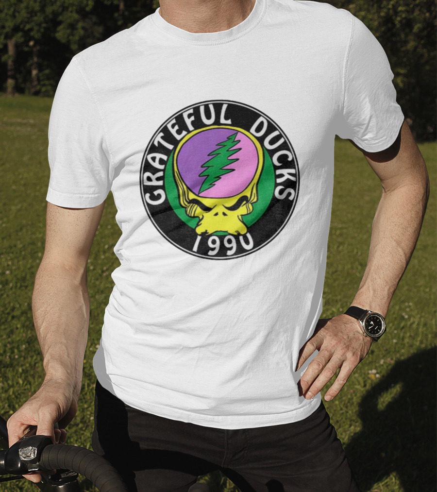 Grateful Ducks 1990 Football Game Day Grateful Dead X Oregon Ducks T-Shirt