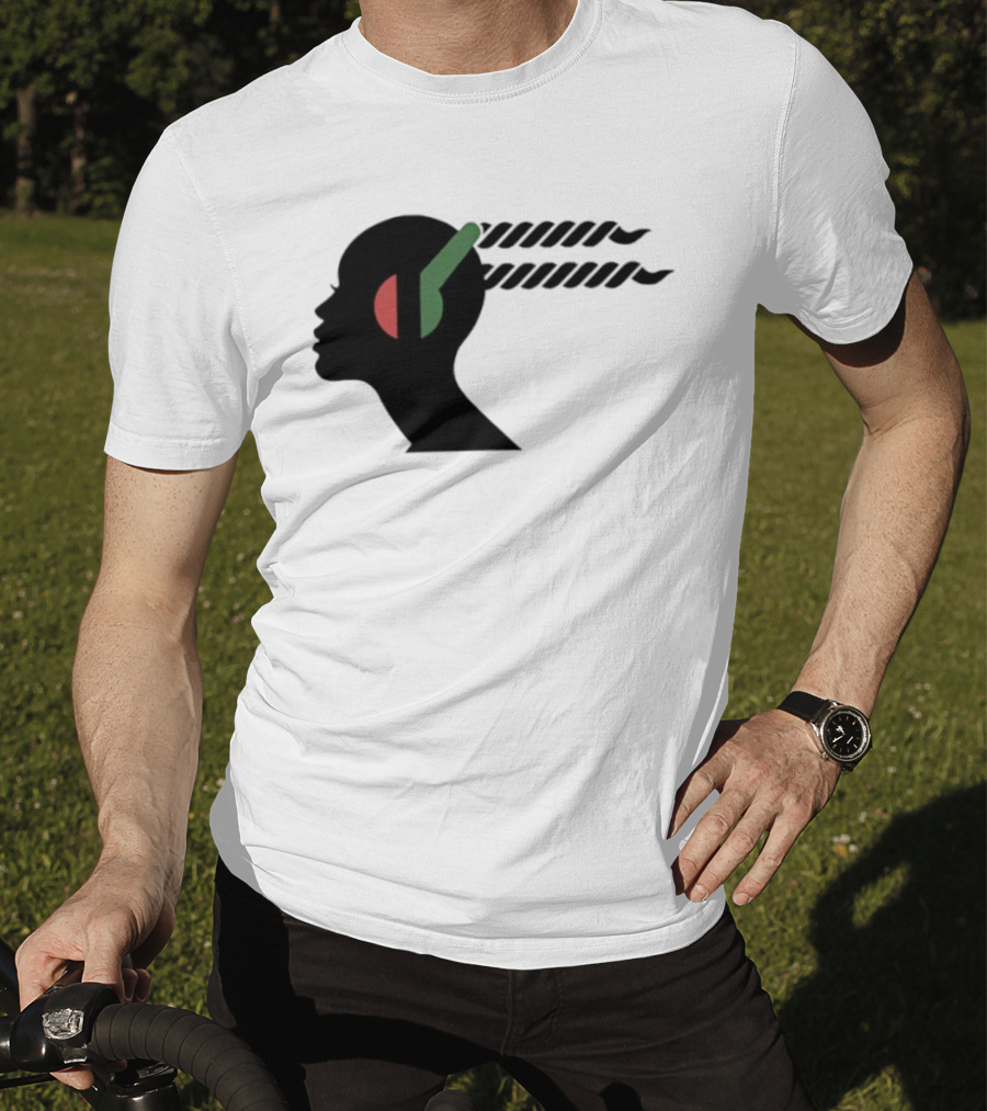 Jeffrey Wright Highest 2 Lowest Stackin’ Hits Records Silhouette With Headphones T-Shirt