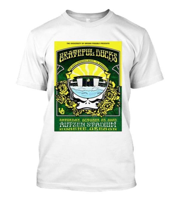 University Of Oregon Grateful Ducks One More Saturday Night Vs Wisconsin October 25 2025 Autzen Stadium Eugene T-Shirt