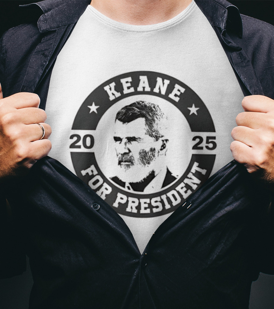 Keane For President 2025 Campaign Election Stars T-Shirt