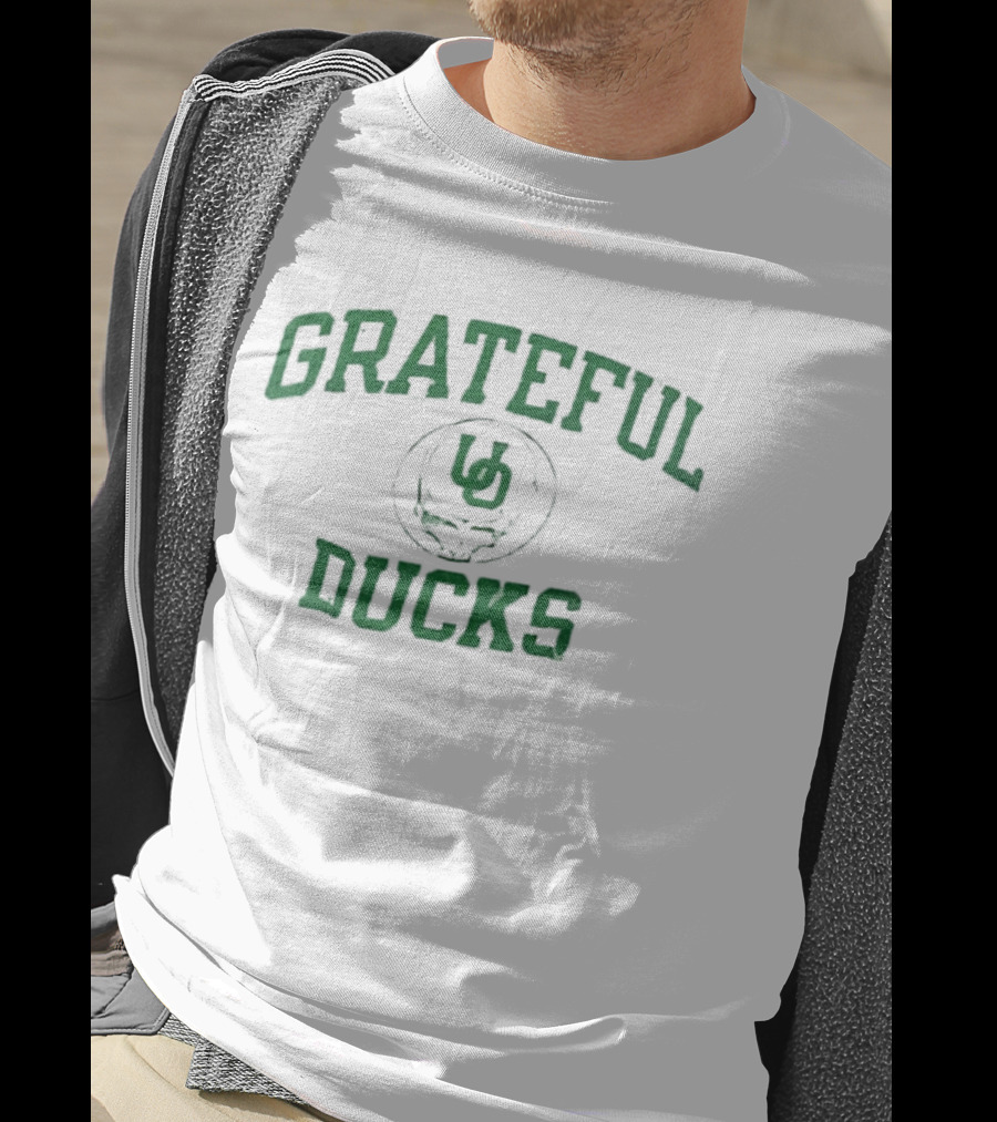 Grateful Dead X Oregon Ducks 2025 Skull Collaboration T-Shirt