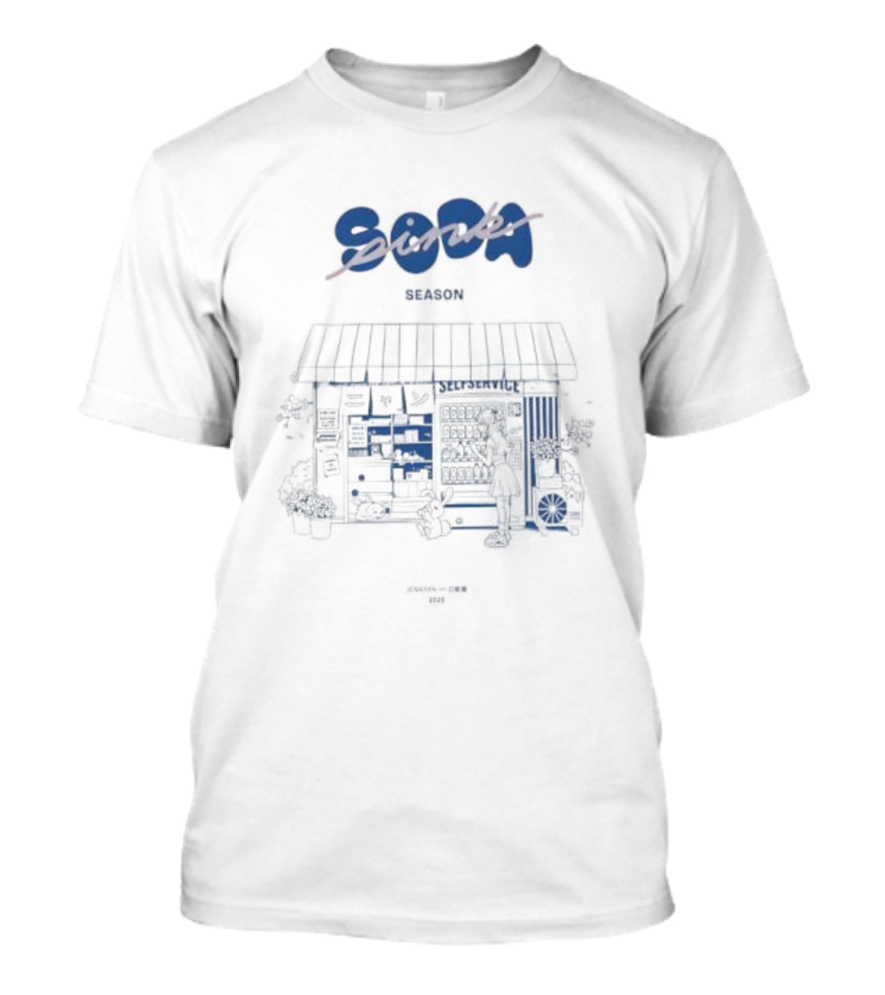 Soda Japan Vending Season 2025 JenNyan Pink T-Shirt