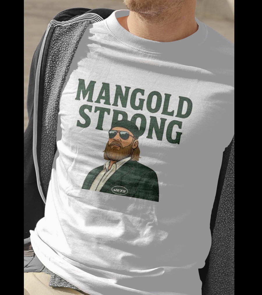 Mangold Strong New York Jets Nick Mangold Tribute T-Shirt
