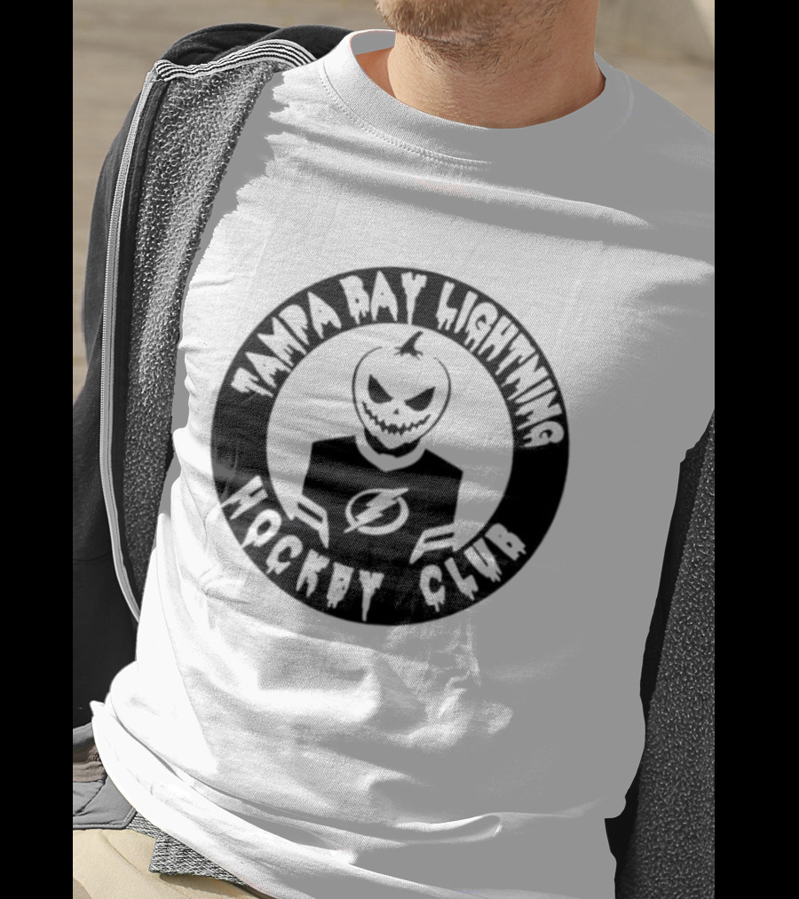 Tampa Bay Lightning Hockey Club Pumpkin T-Shirt
