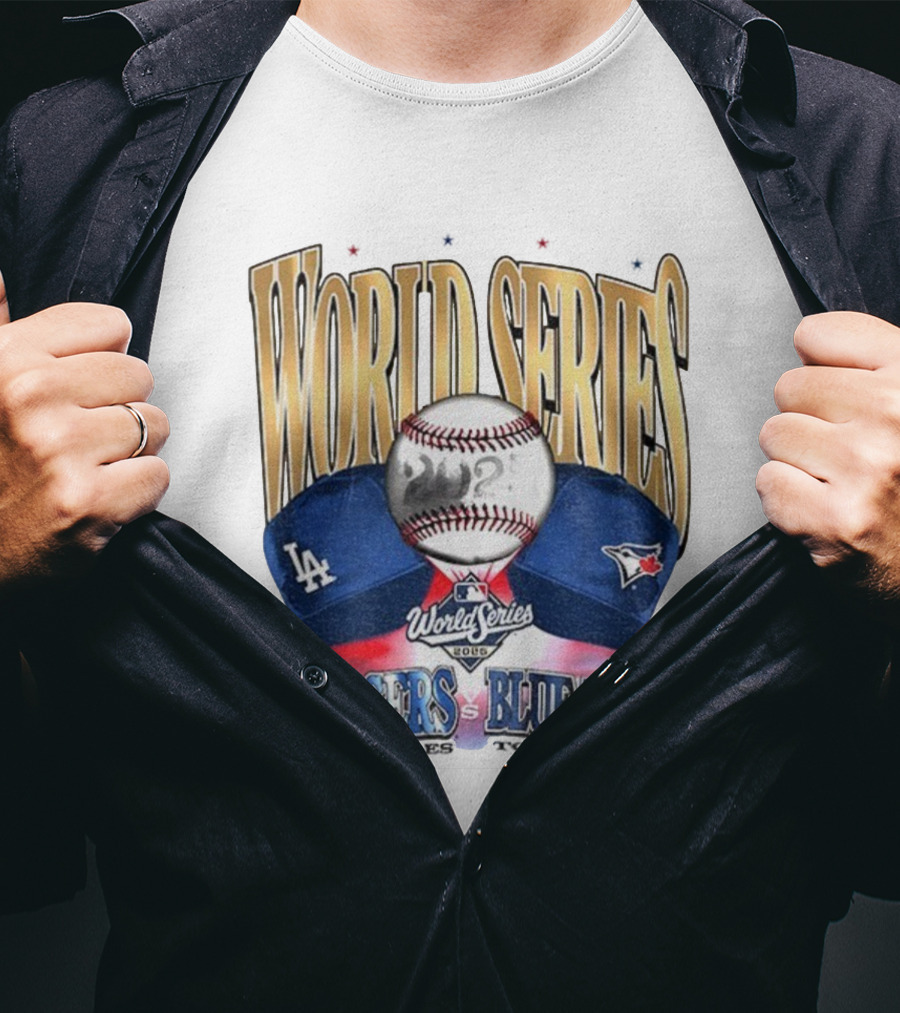 World Series 2025 Dodgers Vs Blue Jays MLB Showdown T-Shirt