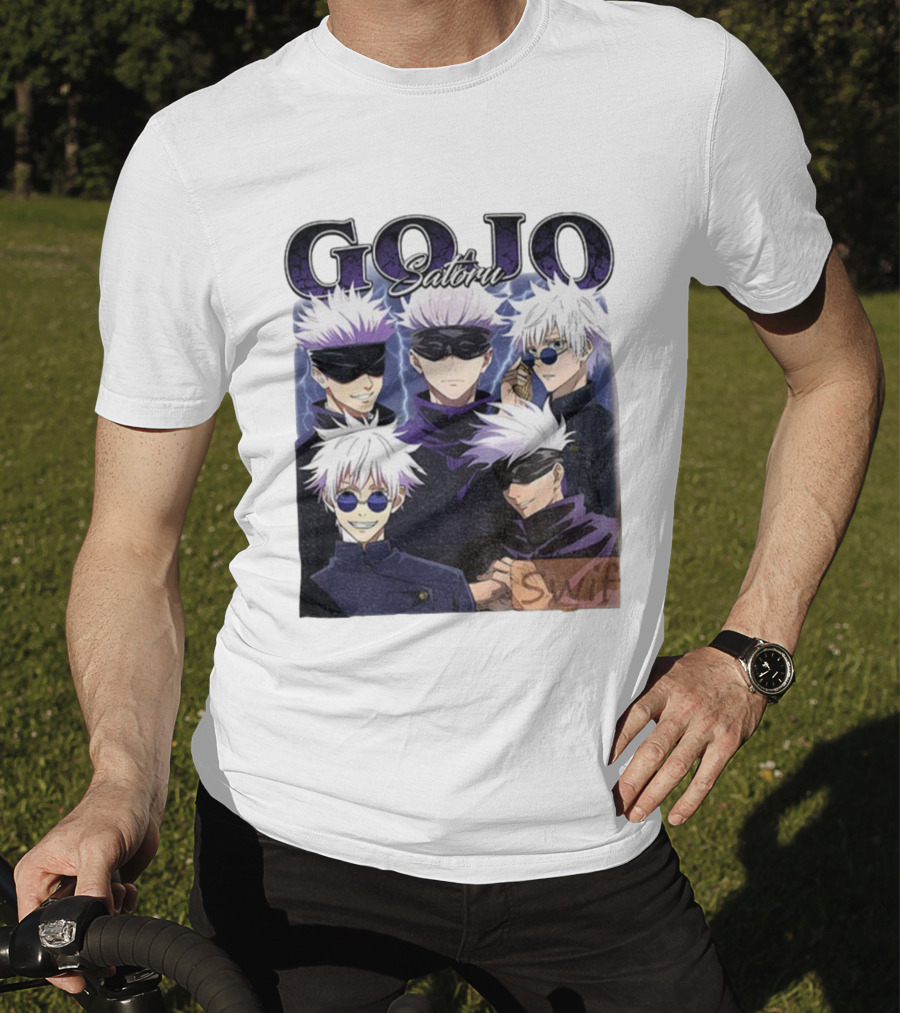 Gojo Satoru Jujutsu Kaisen Characters Anime Manga Fans T-Shirt