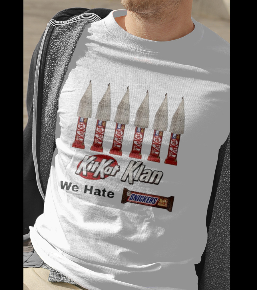 KKK Kitkat Klan We Hate Snickers Meme T-Shirt