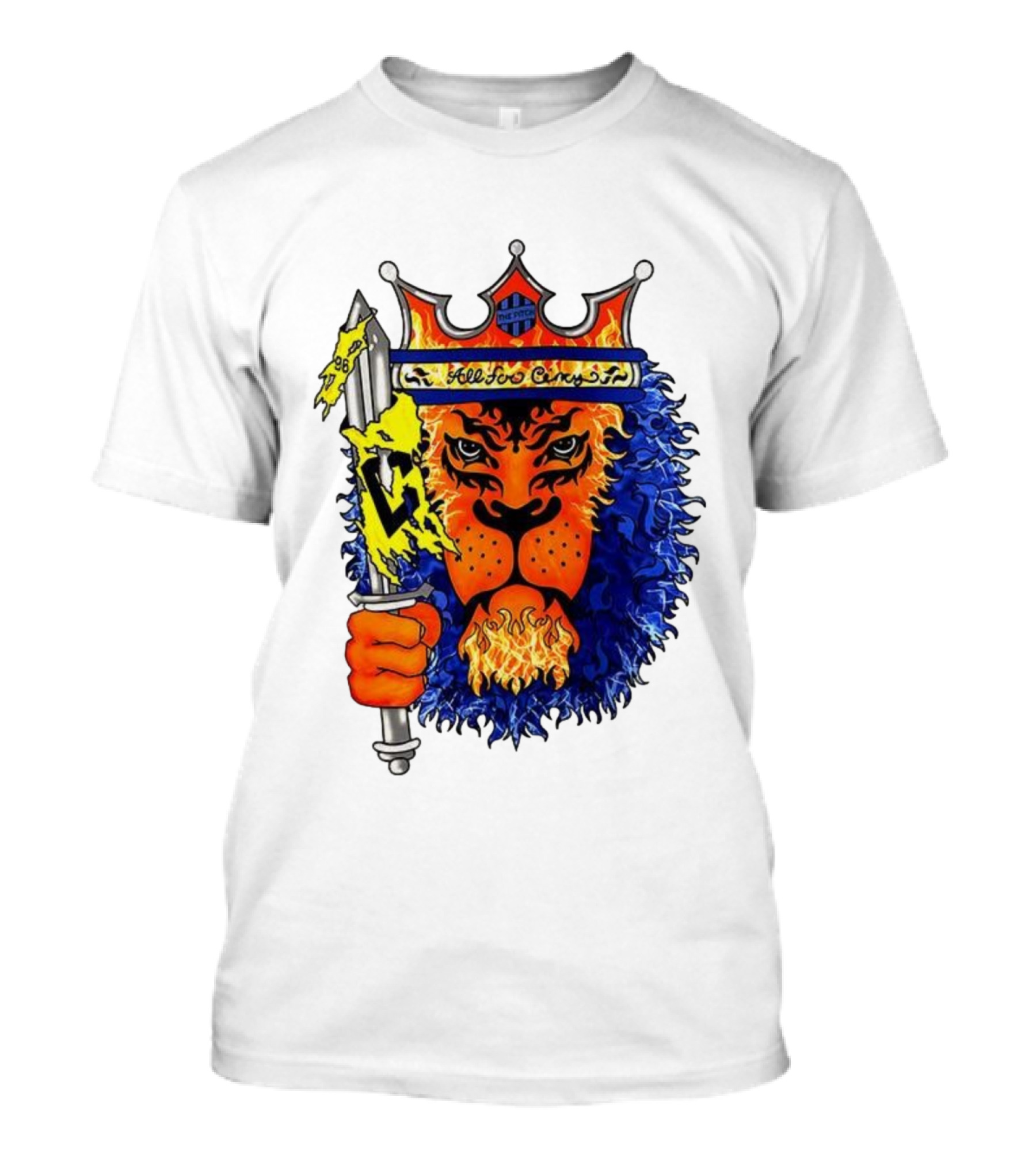All For Cincy Lion Sword The Pride Crown Flame T-Shirt