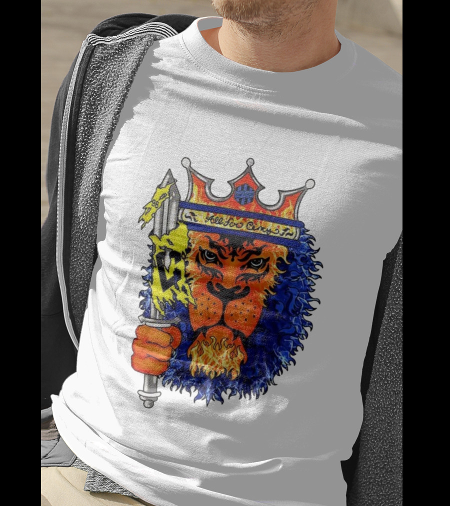 All For Cincy Lion Sword The Pride Crown Flame T-Shirt