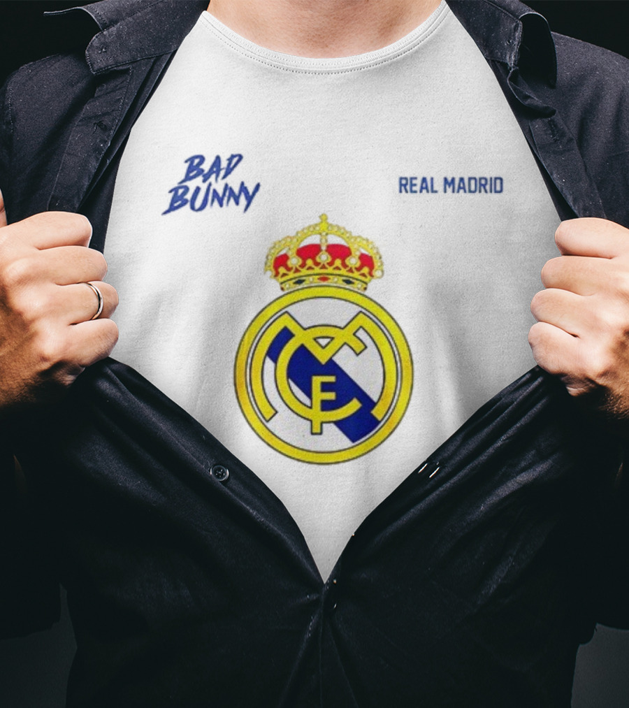 Bad Bunny Vs Real Madrid Benito Bowl Signature Football Challenge T-Shirt
