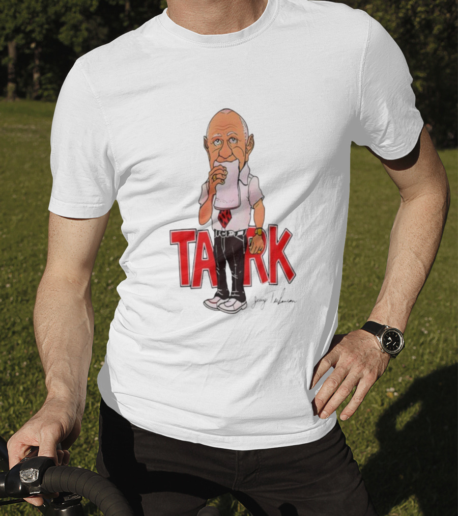Jerry Tarkanian UNLV Runnin' Rebels TARK Shark Coach Caricature T-Shirt