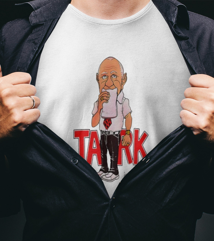 Jerry Tarkanian UNLV Runnin' Rebels TARK Shark Coach Caricature T-Shirt
