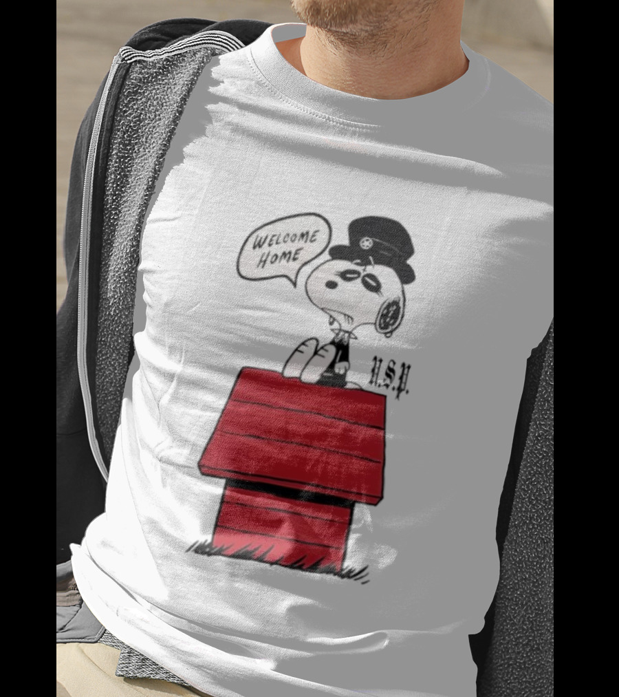 Welcome Home Snoopy Houston Peanuts Collaboration T-Shirt