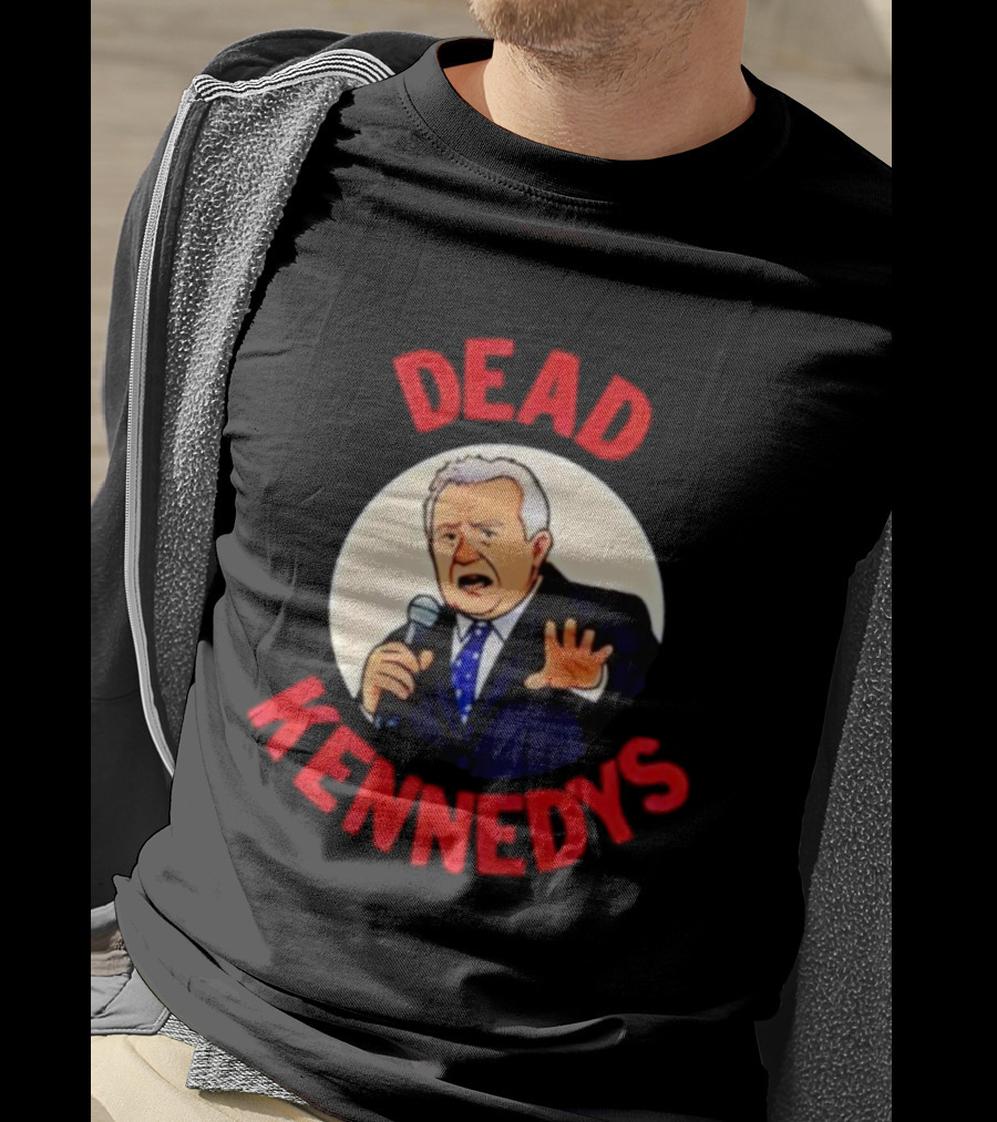 Dead Kennedys Political Parody Microphone Illustration T-Shirt