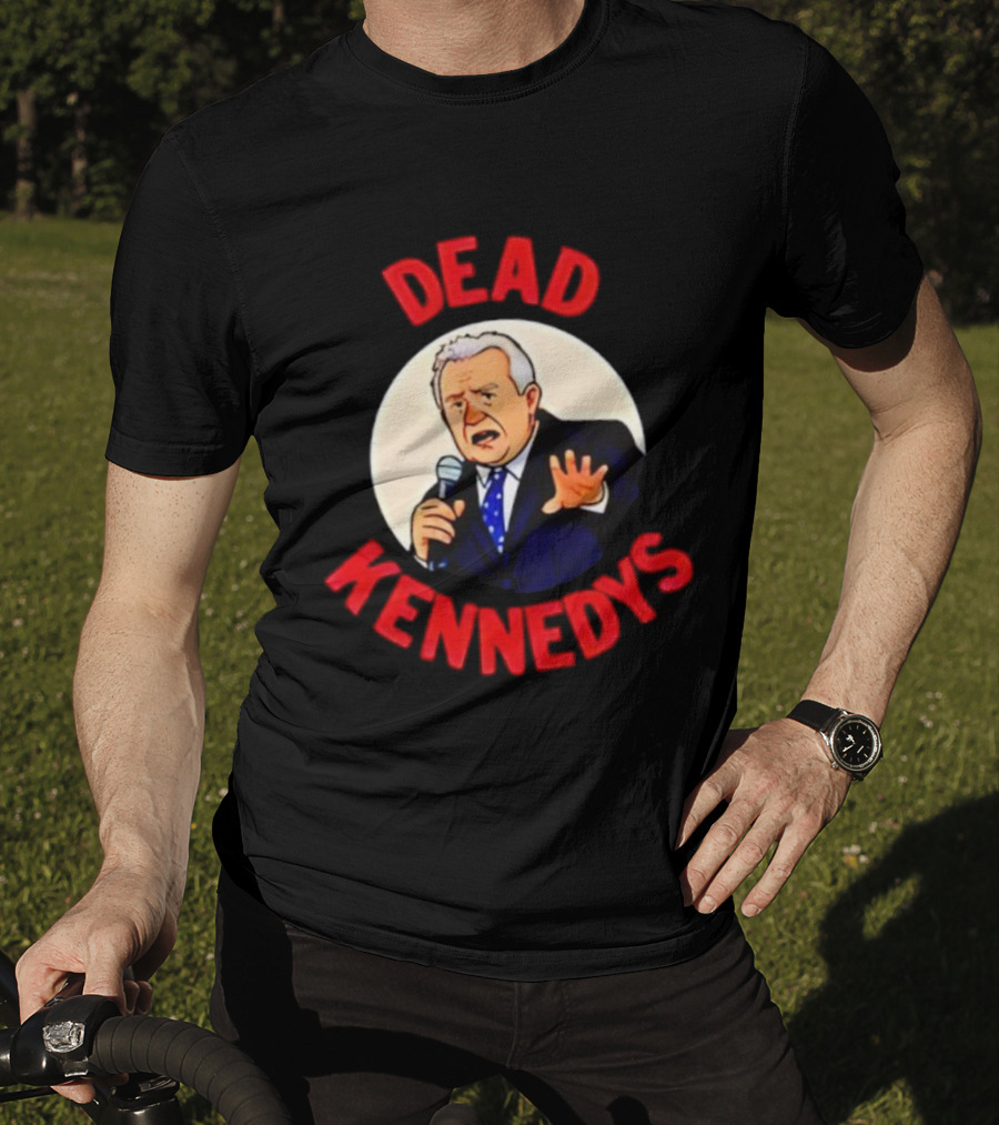 Dead Kennedys Political Parody Microphone Illustration T-Shirt