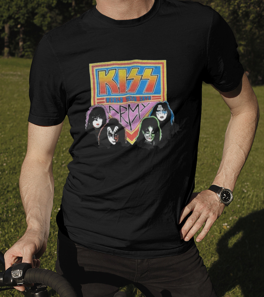 Kiss World Tour 1979 Army Klassics T-Shirt