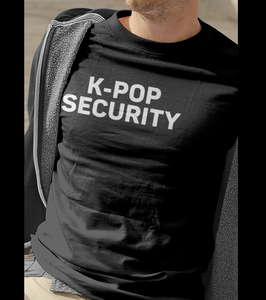 K-Pop Security фанатский мерч для любителей Kpop T-Shirt