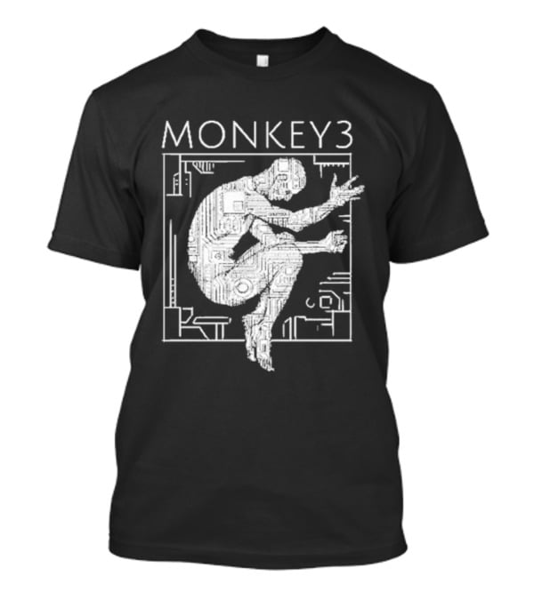 Monkey3 Welcome To The Machine Album Cover Silhouette T-Shirt