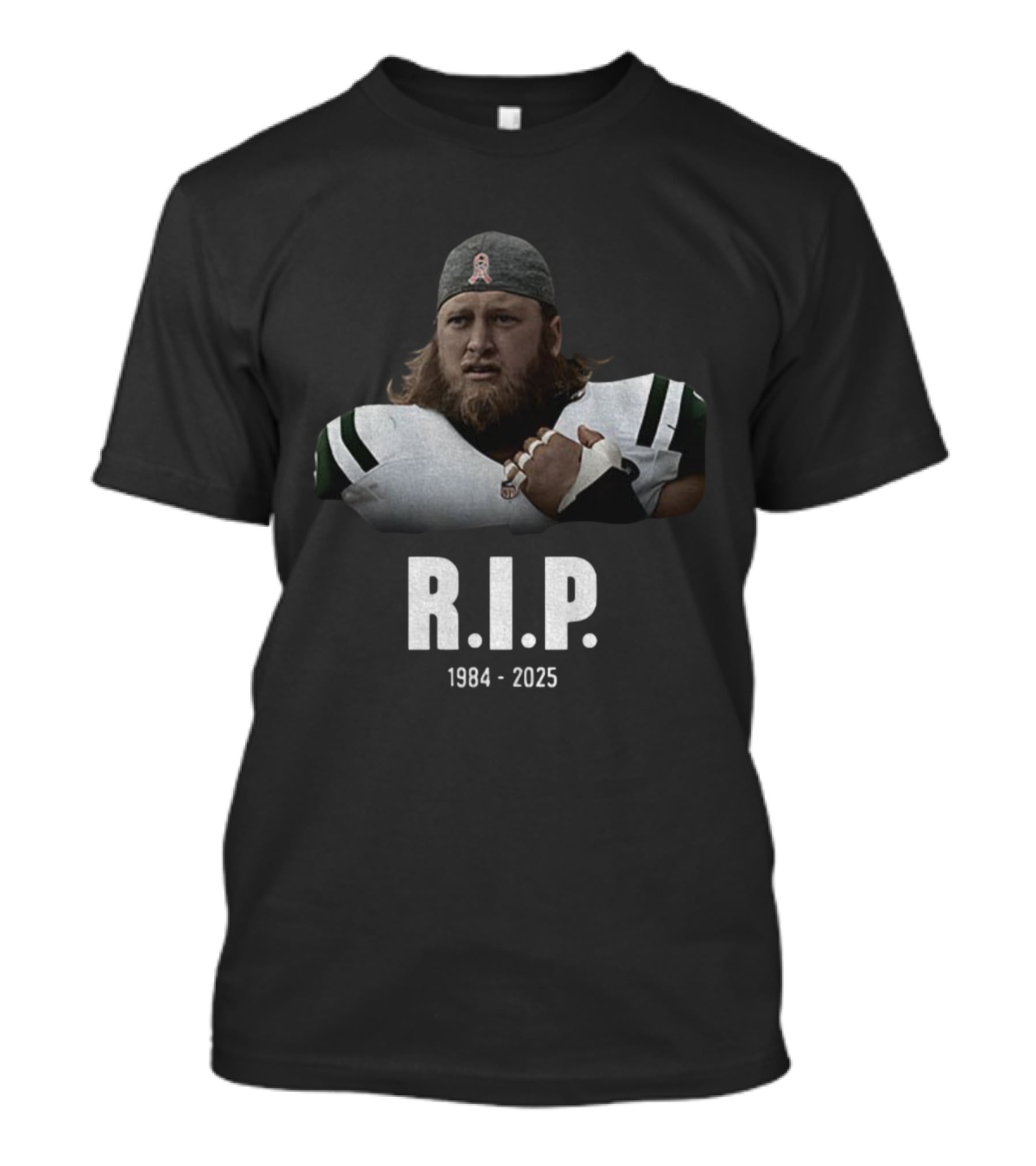 Nick Mangold New York Jets NFL R.I.P. 1984-2025 Legends Never Die T-Shirt