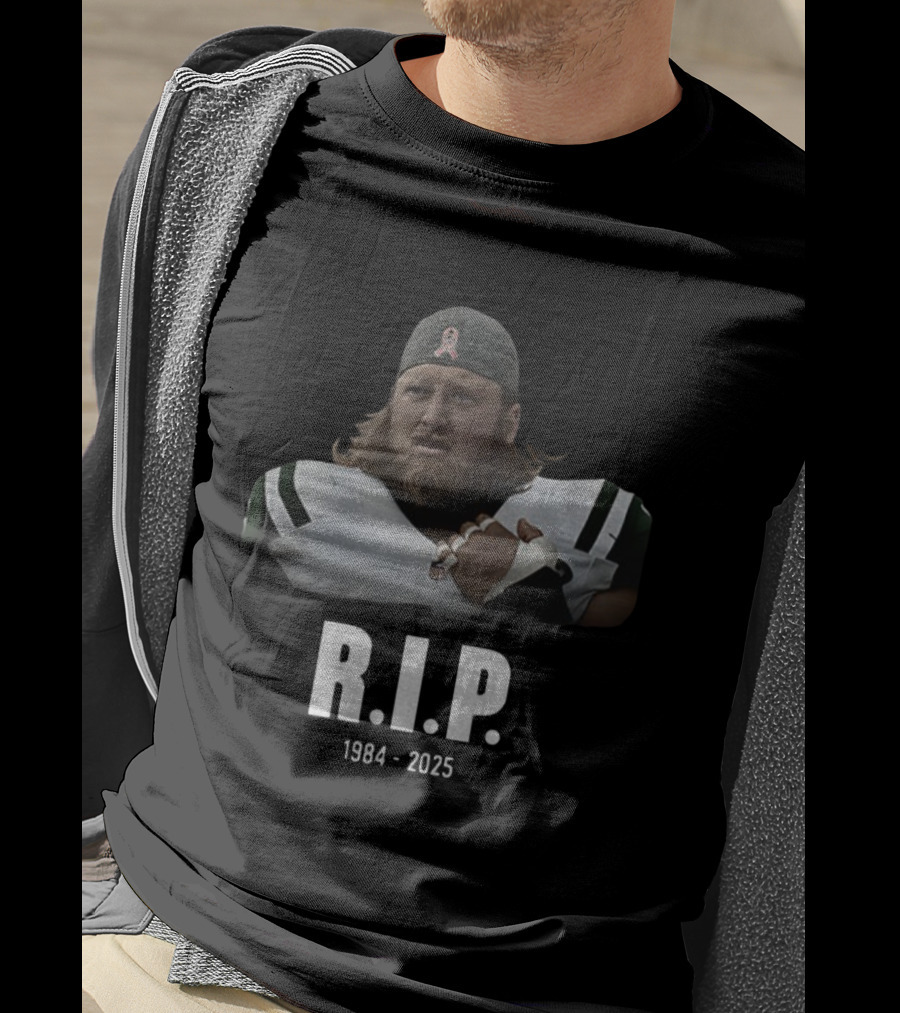 Nick Mangold New York Jets NFL R.I.P. 1984-2025 Legends Never Die T-Shirt