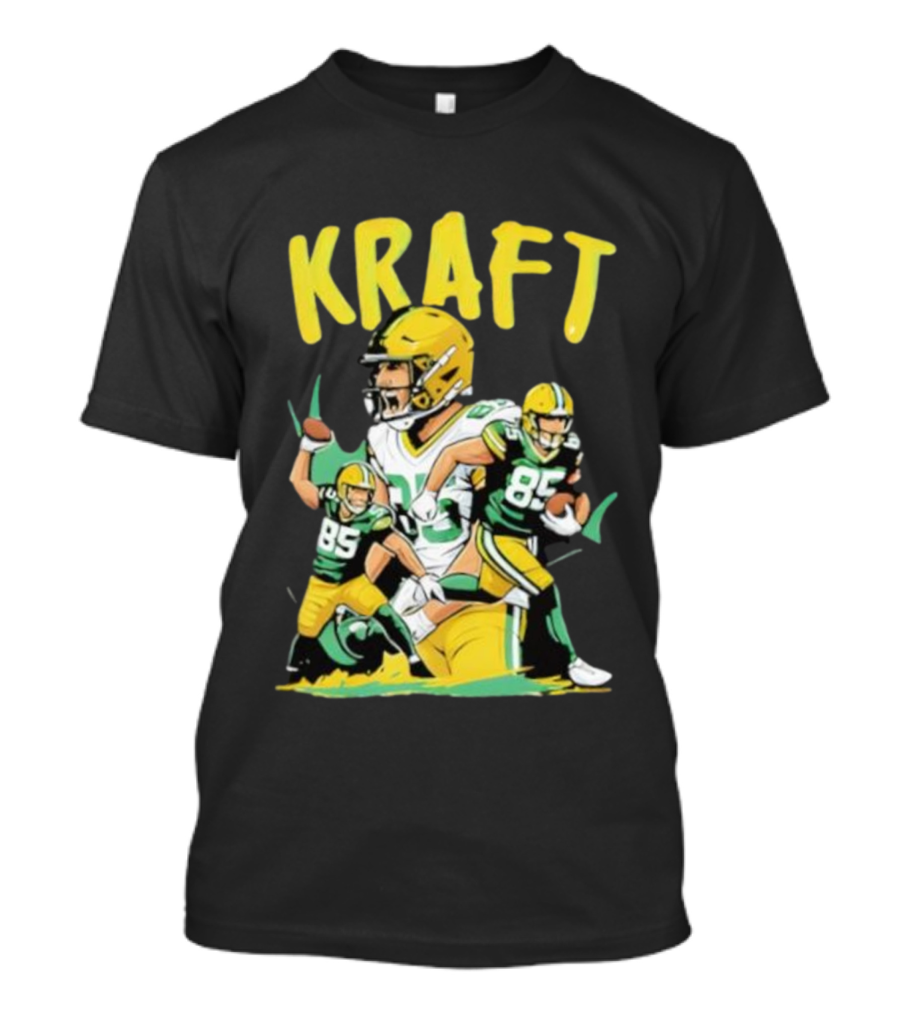 Kraft Football 85 Green Bay Packers Tucker Kraft T-Shirt