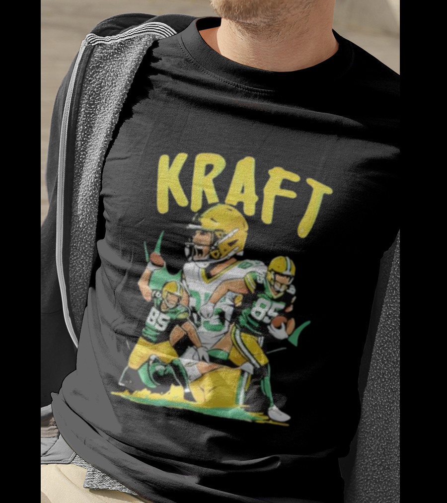 Kraft Football 85 Green Bay Packers Tucker Kraft T-Shirt