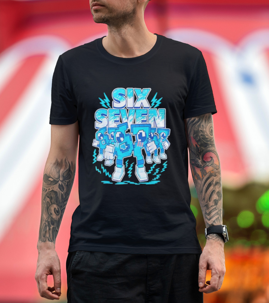 Six Seven Meme 67 Italian Brainrot Birthday T-Shirt