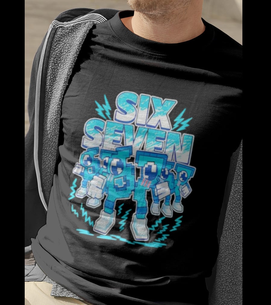 Six Seven Meme 67 Italian Brainrot Birthday T-Shirt