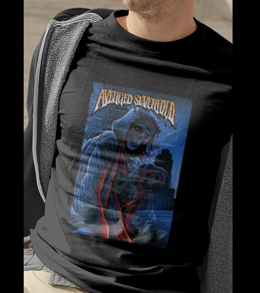 Avenged Sevenfold Soldier Field Halloween Tour Chicago 2025 T-Shirt