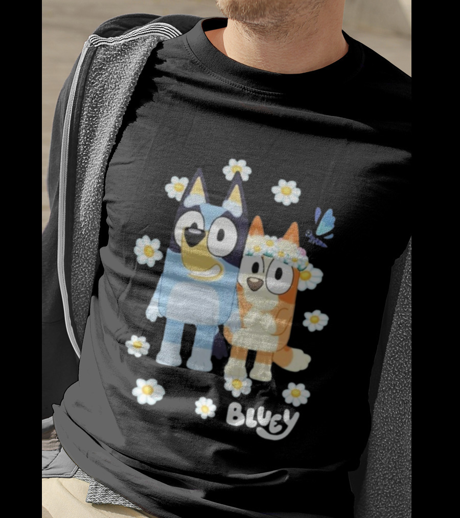 Bluey Flowers And Friends Playful Blossom Adventure T-Shirt