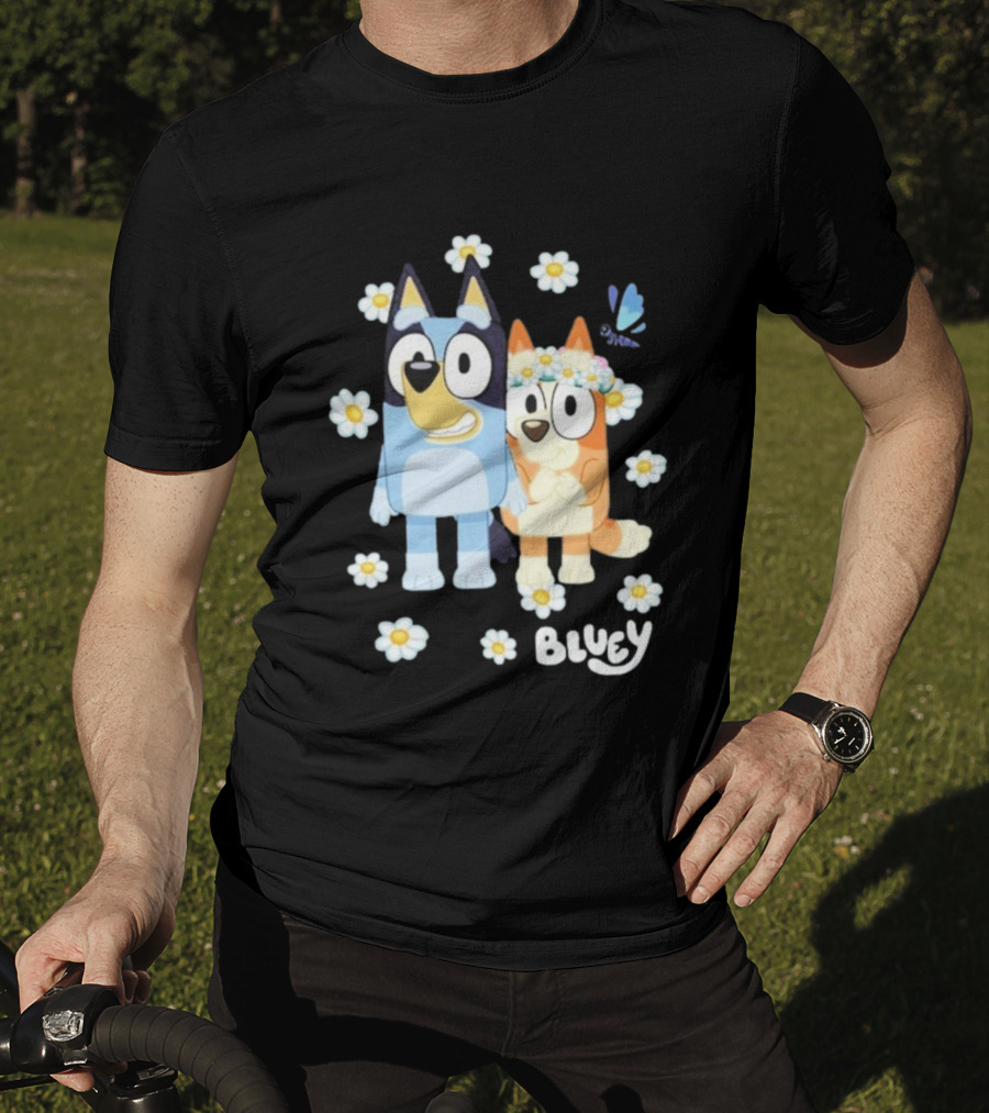Bluey Flowers And Friends Playful Blossom Adventure T-Shirt