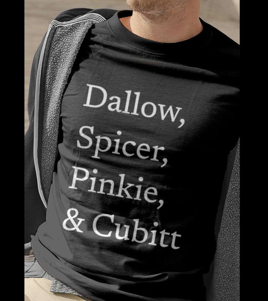 Dallow Spicer Pinkie Cubitt Text Sequence T-Shirt
