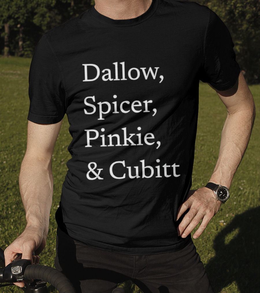 Dallow Spicer Pinkie Cubitt Text Sequence T-Shirt