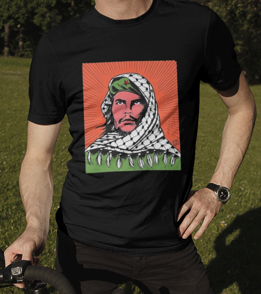Che Guevara Keffiyeh Artistic Illustration By Latuff 2002 T-Shirt