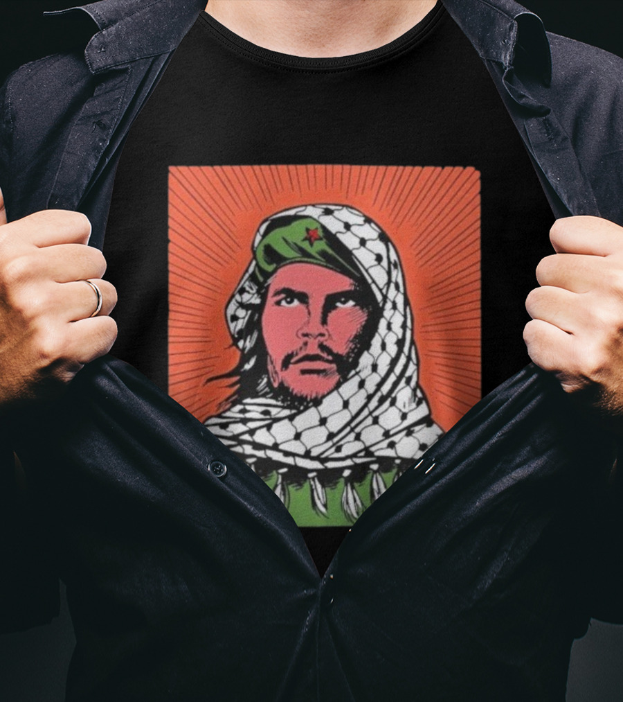 Che Guevara Keffiyeh Artistic Illustration By Latuff 2002 T-Shirt
